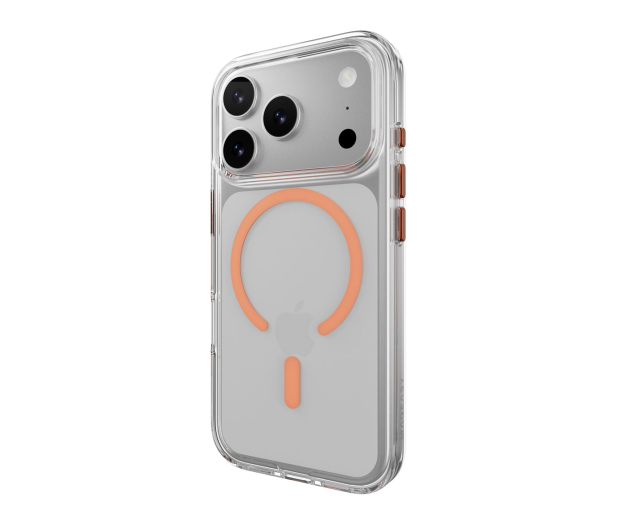 MAGEASY Bright M do iPhone 17 Pro (Transparent/Coral Ring ) - 1416025 - zdjęcie 3
